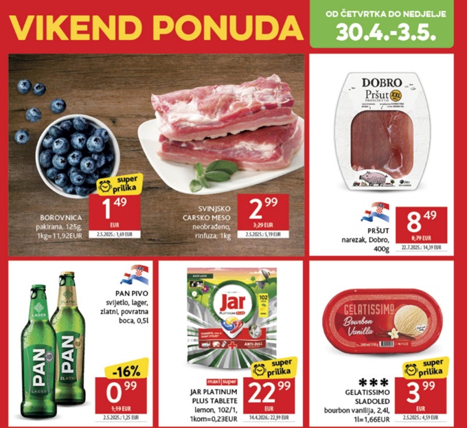 Konzum vikend akcija