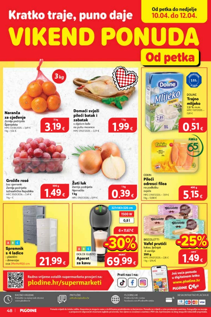 Plodine vikend akcija