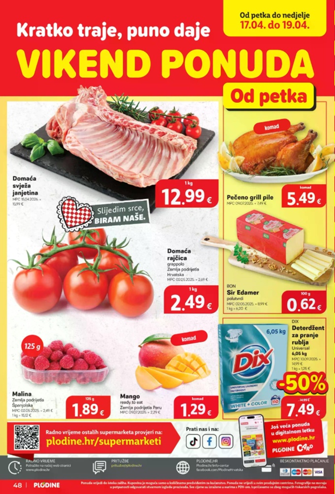 Plodine vikend akcija
