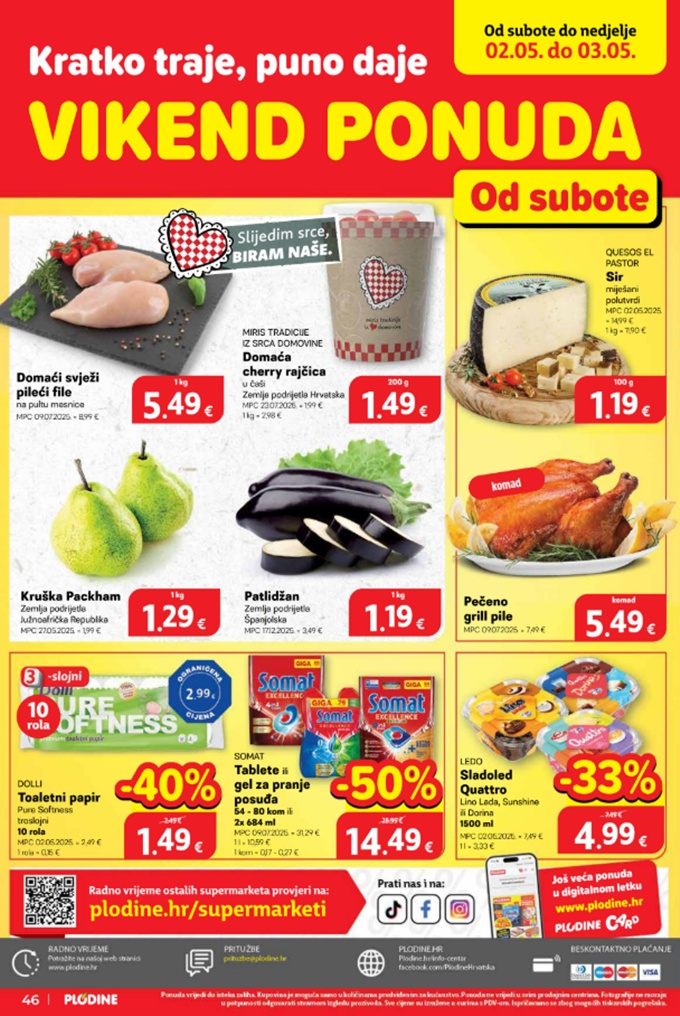 Plodine vikend akcija