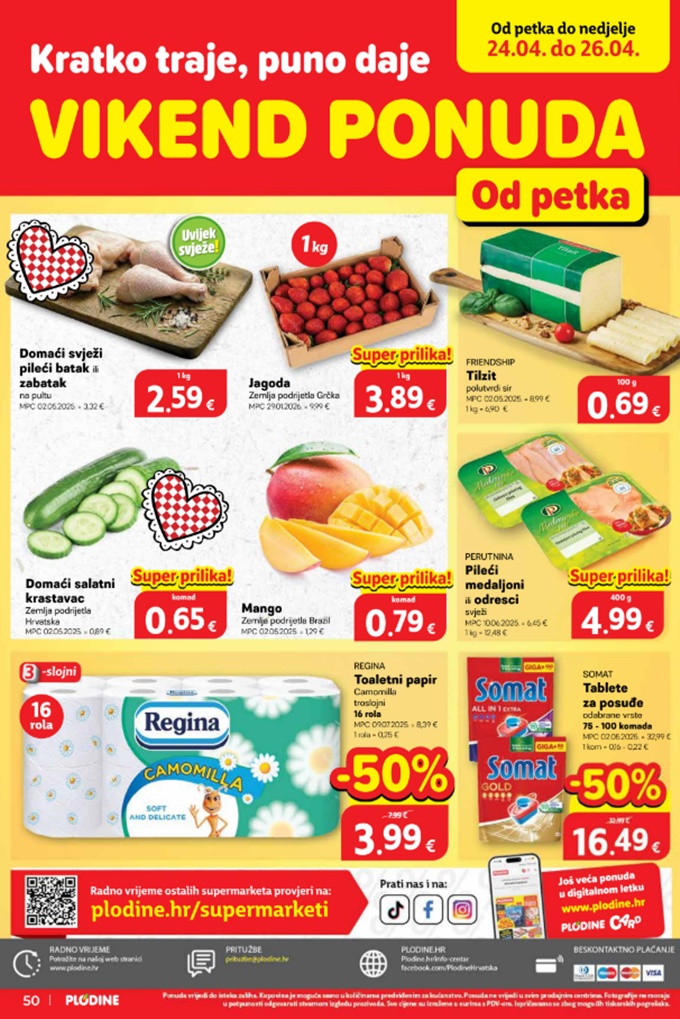 Plodine vikend akcija