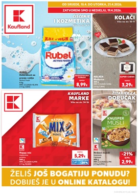 Kaufland katalog Čišćenje i kozmetika, kolači, žitarice za doručak