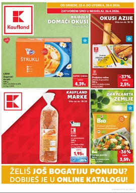 Kaufland katalog Domaći okusi, okusi Azije, Dan planeta Zemlje