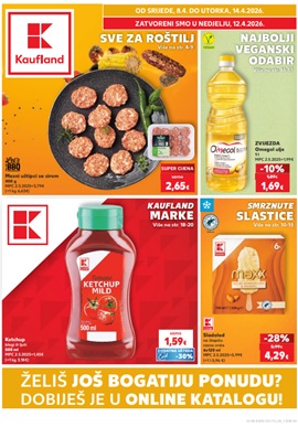 Kaufland katalog Sve za roštilj, veganski odabur, smrznute slastice