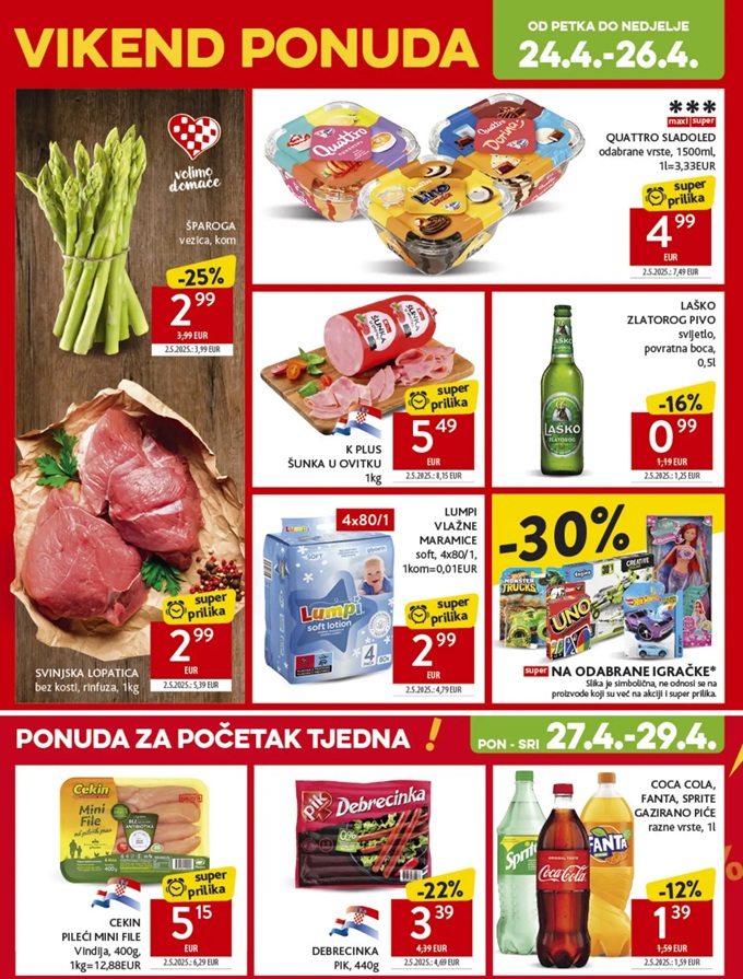 Konzum vikend ponuda
