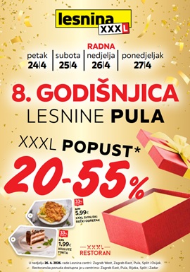 Lesnina katalog 8. godišnjica Lesnine Pula
