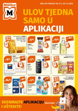 Muller katalog Ulov tjedna u aplikaciji 