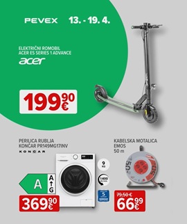 Pevex katalog Pevexovih sedam 