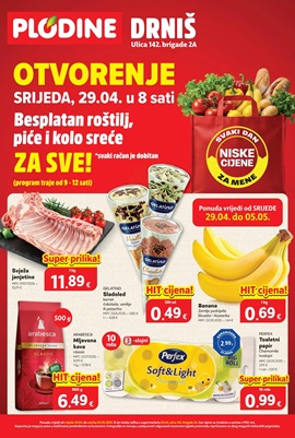 Plodine katalog Drniš otvorenje
