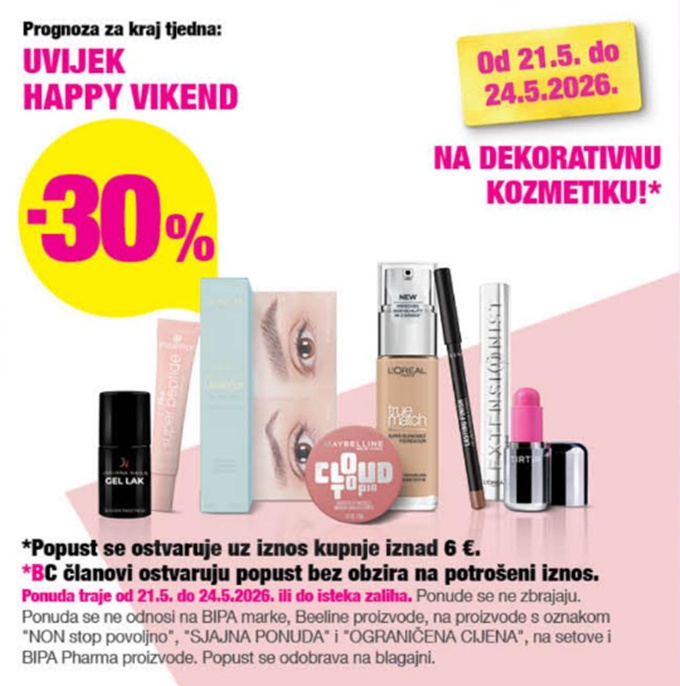 Bipa vikend akcija