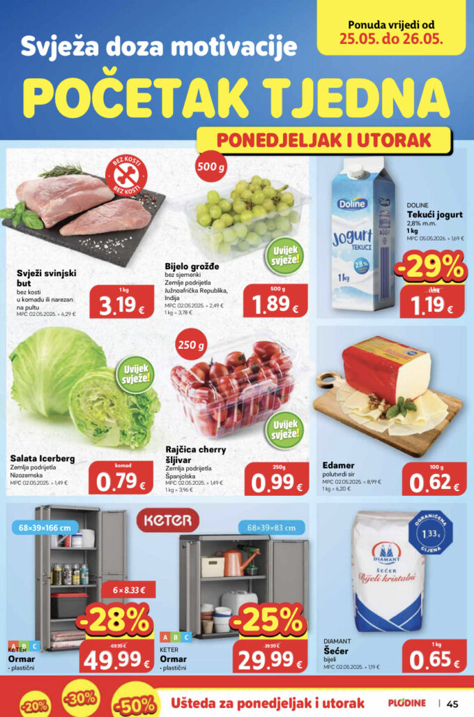 Plodine akcija za početak tjedna