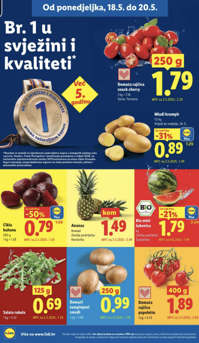 Lidl akcija za početak tjedna