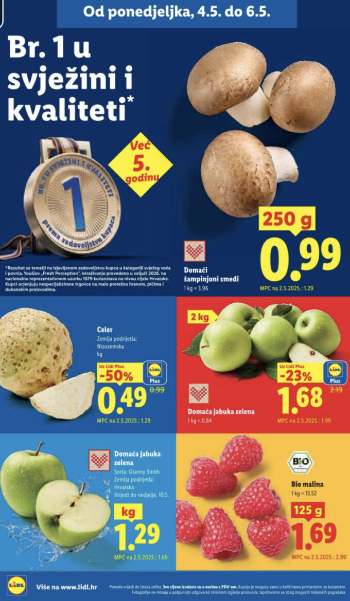 Lidl akcija za početak tjedna