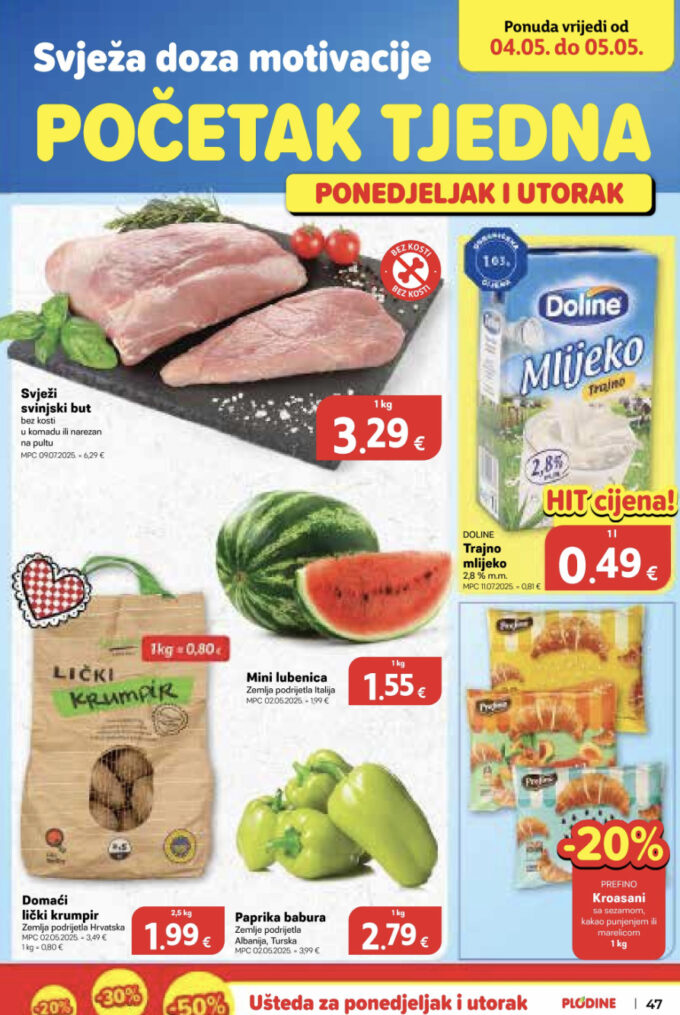 Plodine akcija za početak tjedna