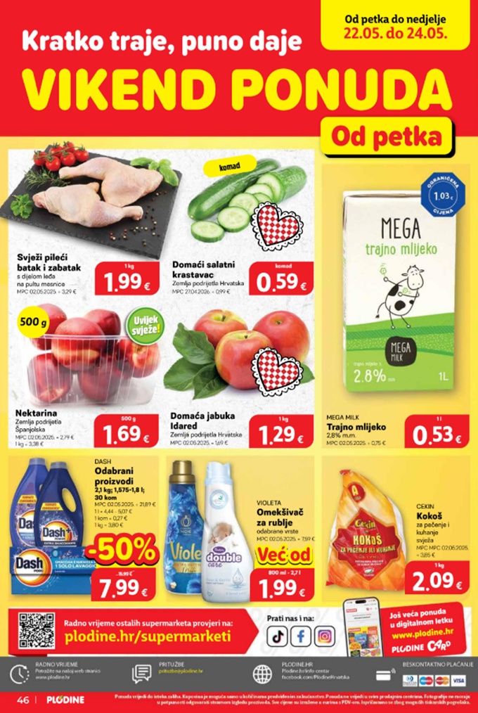Plodine vikend akcija