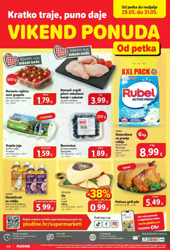 Plodine vikend akcija