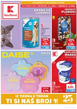 Kaufland katalog Sve za kućne ljubimce, orašasti plodovi, Daise