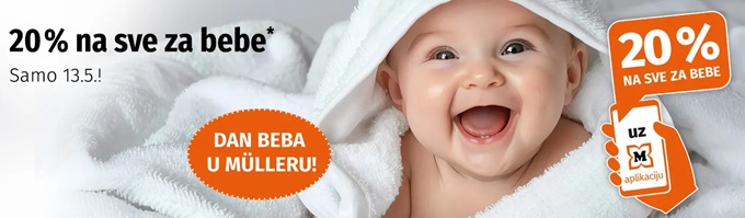 Muller akcija Dan beba travanj 2026