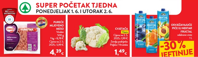 Spar akcija početak tjedna