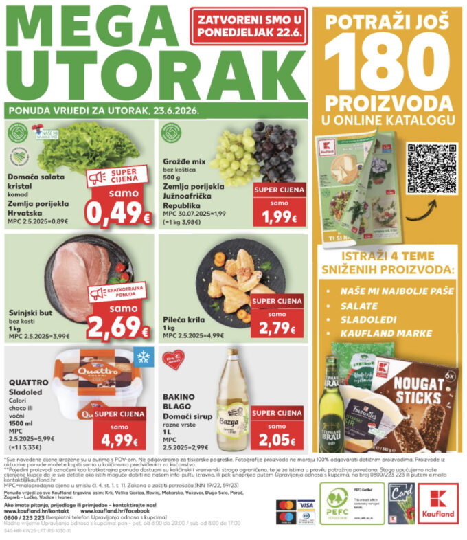 Kaufland akcija za početak tjedna