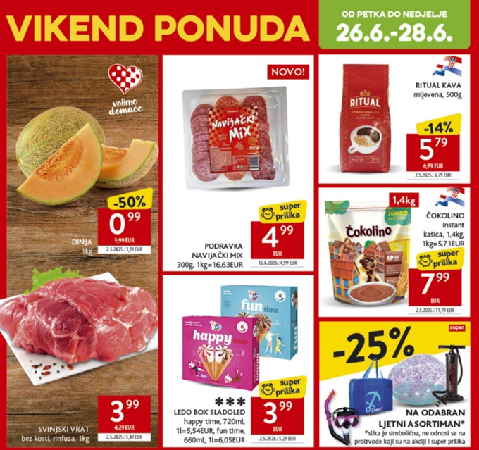 Konzum vikend akcija