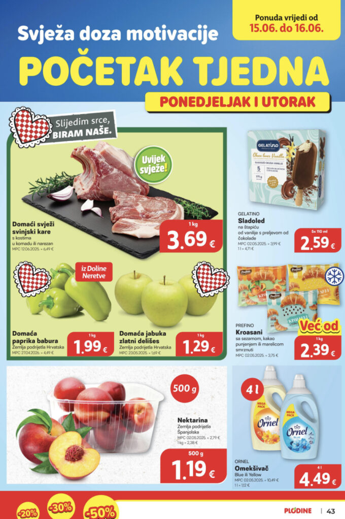 Plodine akcija za početak tjedna