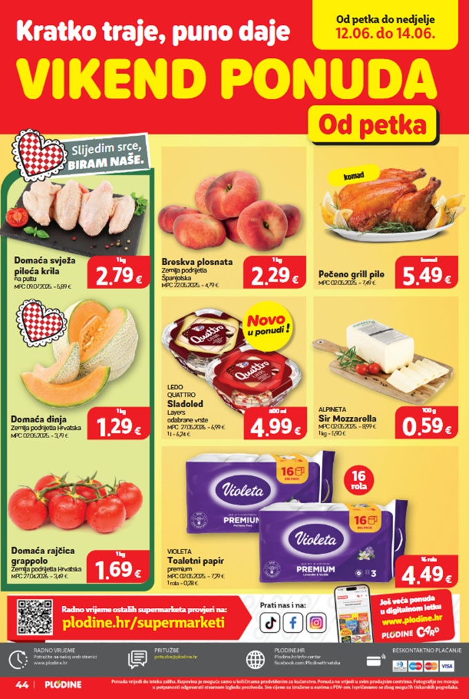 Plodine vikend akcija