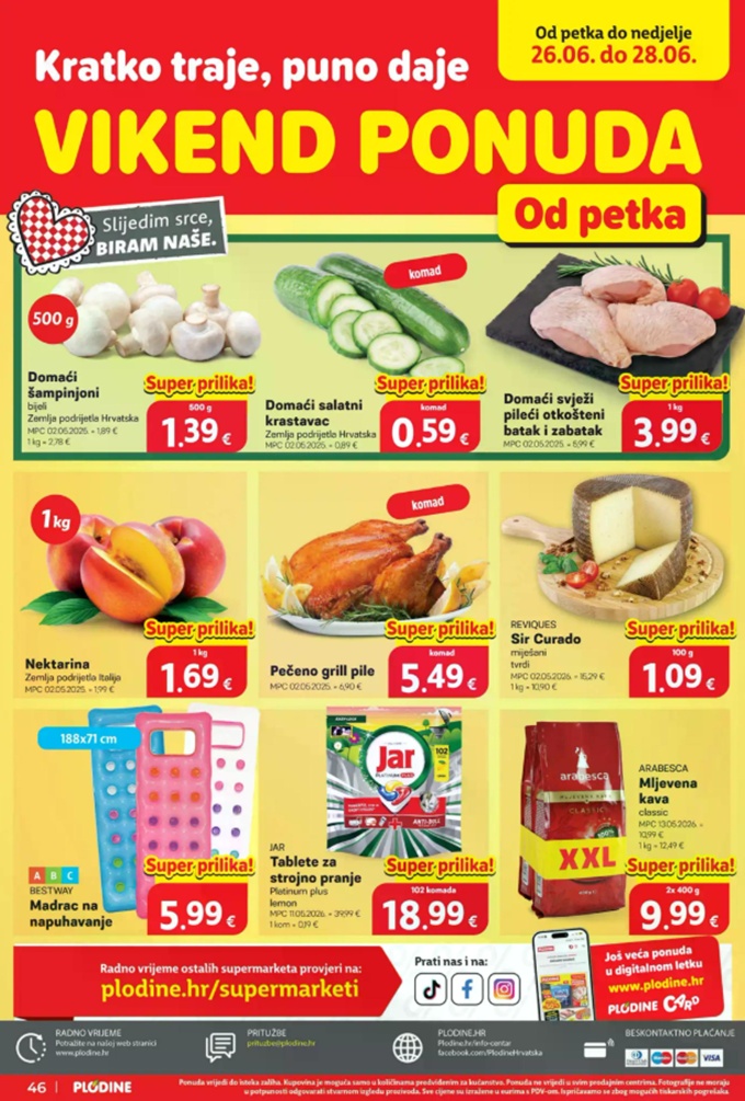 Plodine vikend akcija