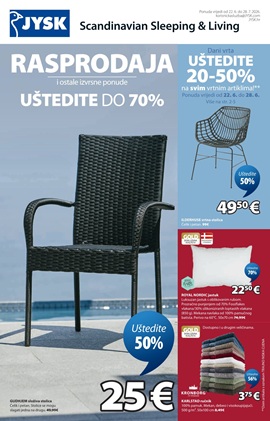 JYSK katalog Rasprodaja