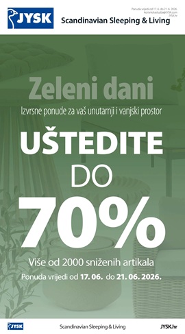 JYSK katalog Zeleni dani