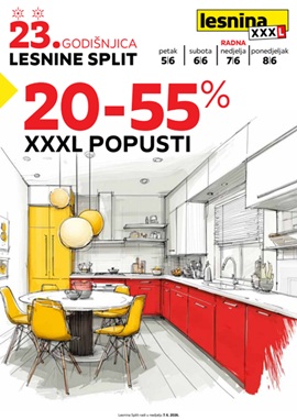 Lesnina katalog 23.godišnjica Lesnine Split