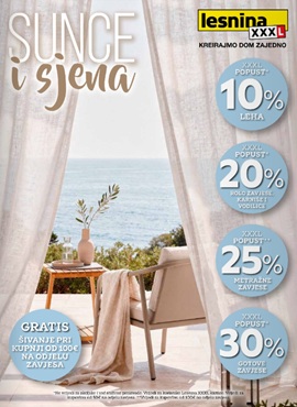 Lesnina katalog Sunce i sjena
