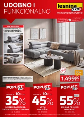 Lesnina katalog Udobno i funkcionalno