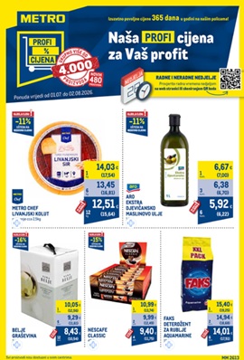 Metro katalog Profi cijena