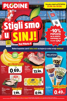 Plodine katalog Sinj otvorenje