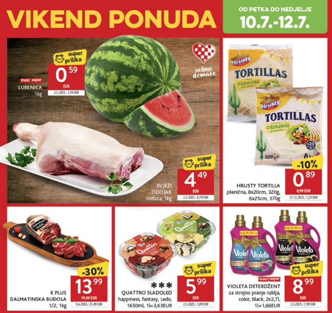 Konzum vikend akcija