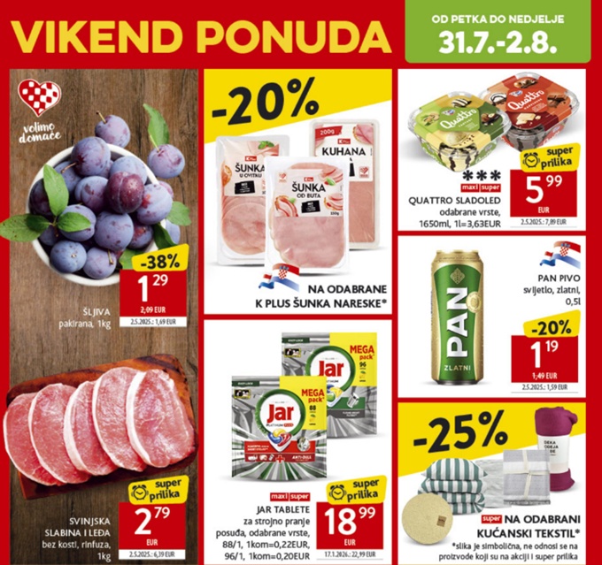 Konzum vikend akcija