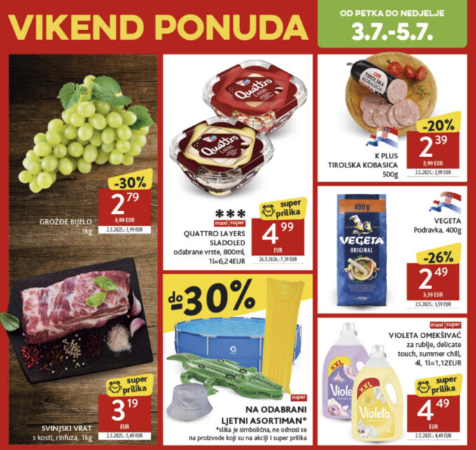 Konzum vikend akcija