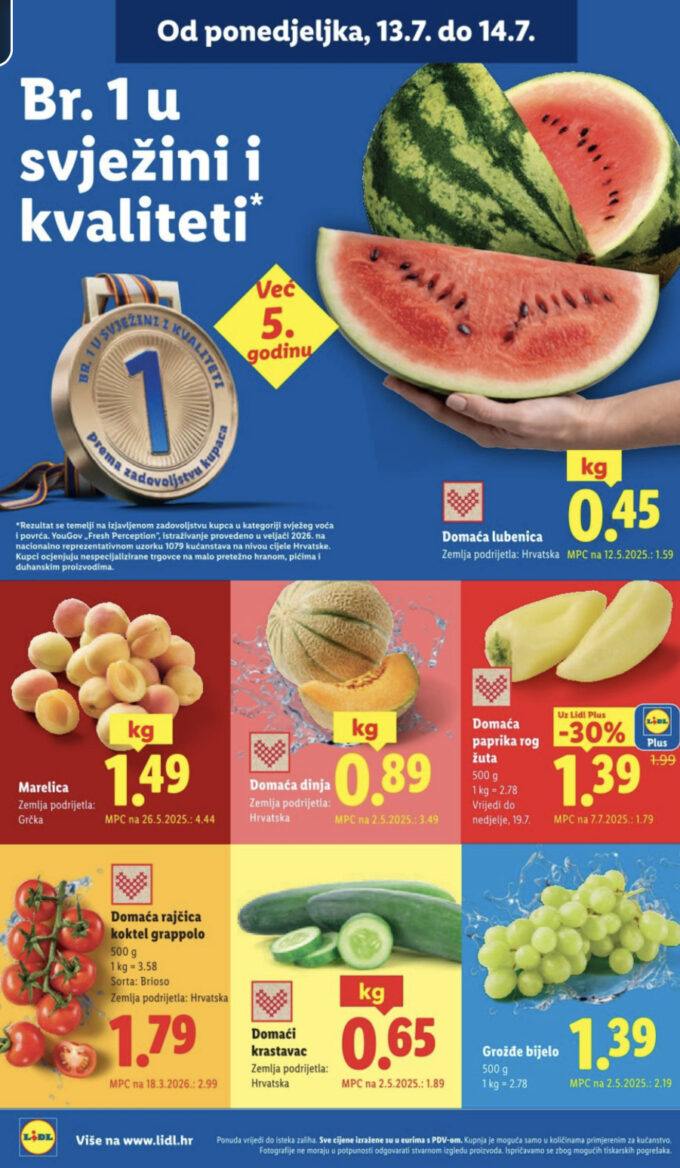 Lidl akcija za početak tjedna