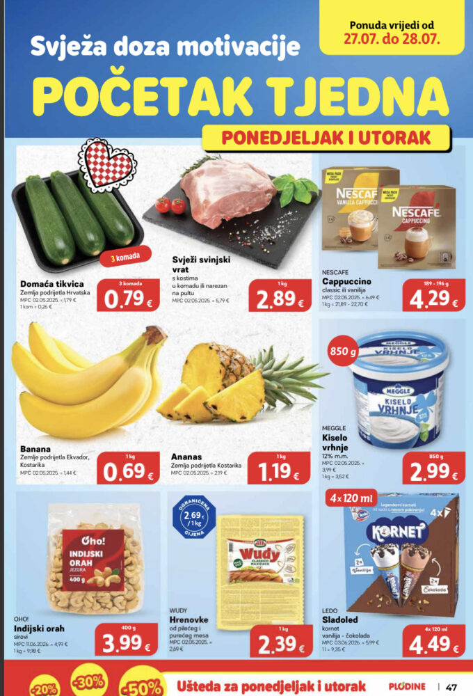 Plodine akcija za početak tjedna