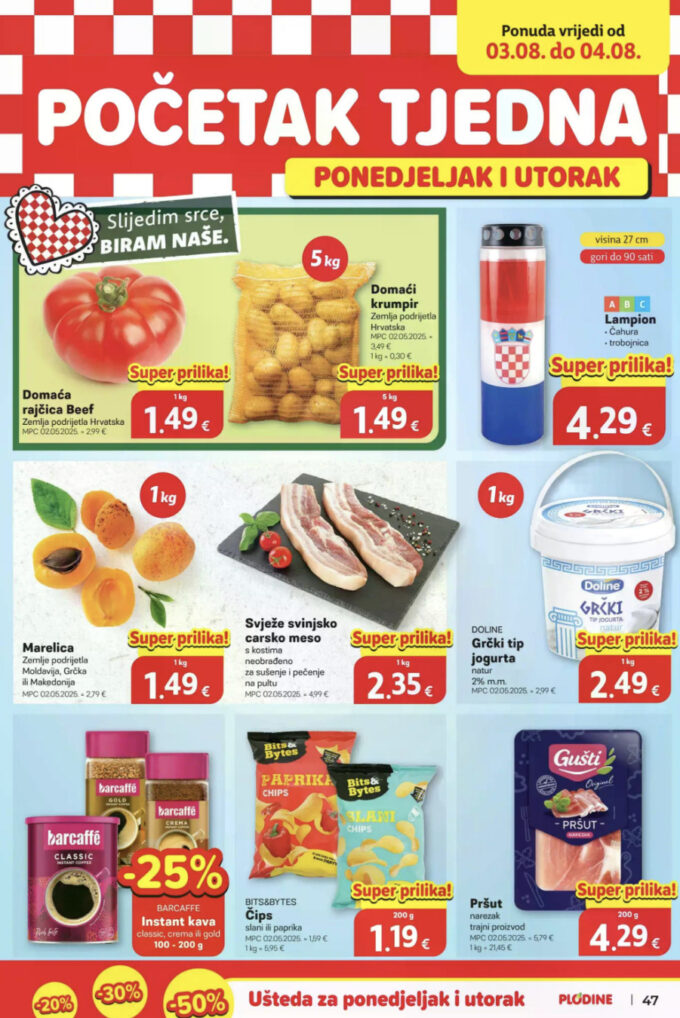 Plodine akcija za početak tjedna
