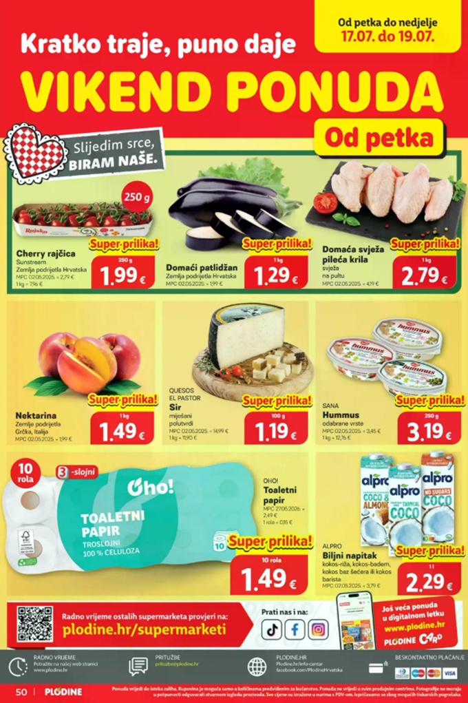 Plodine vikend akcija
