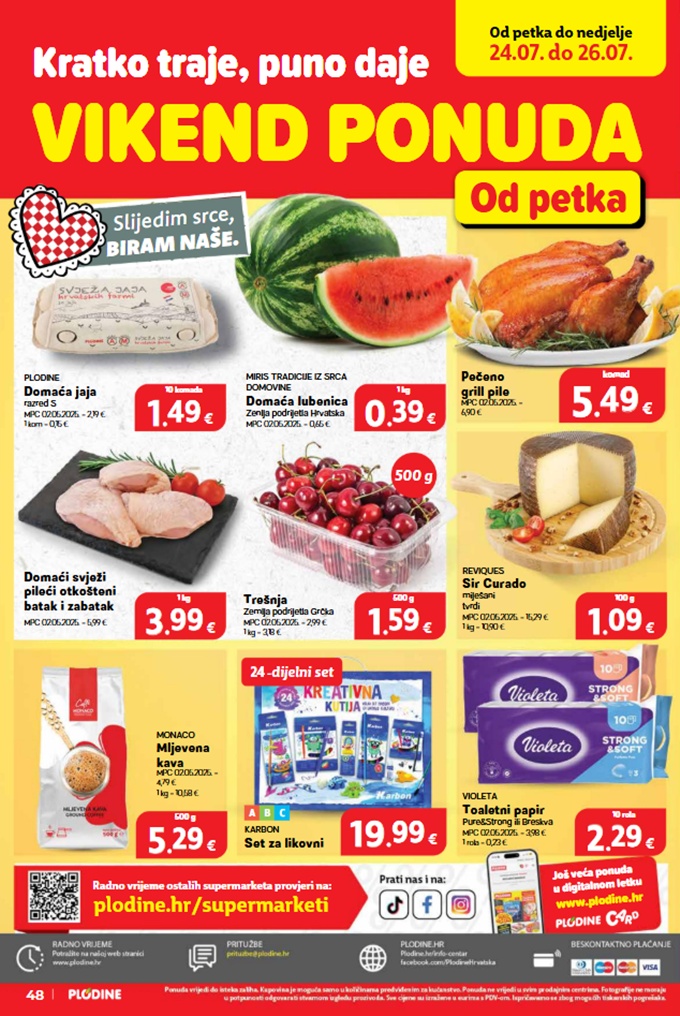 Plodine vikend akcija