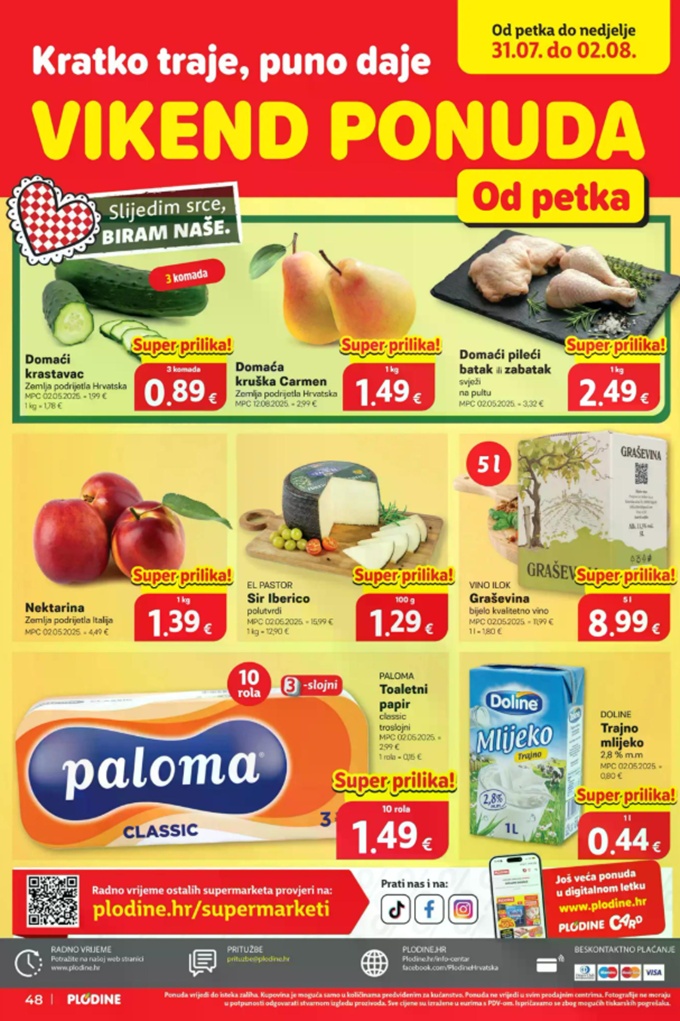 Plodine vikend akcija