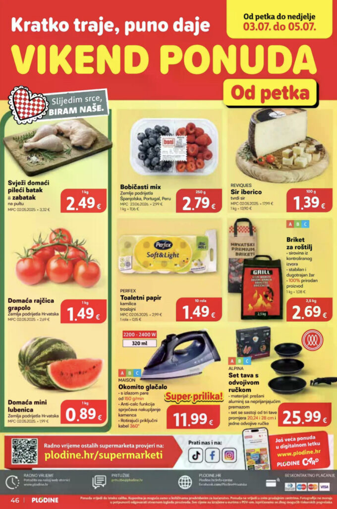 Plodine vikend akcija
