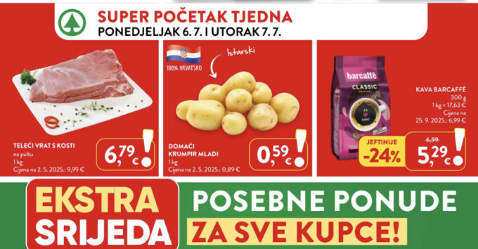 Spar i Interspar akcija za početak tjedna