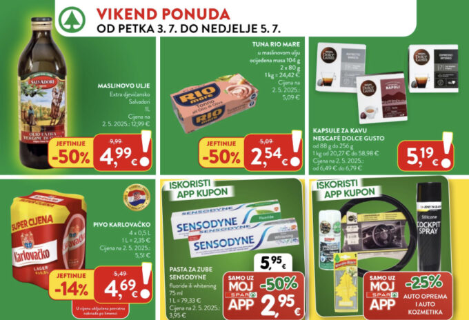 Spar i Interspar vikend akcija
