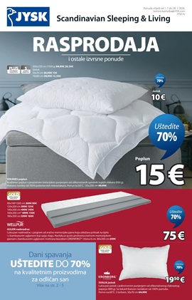 JYSK katalog Rasprodaja