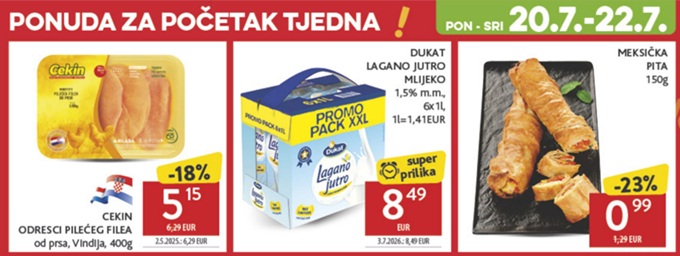 Konzum akcija početak tjedna