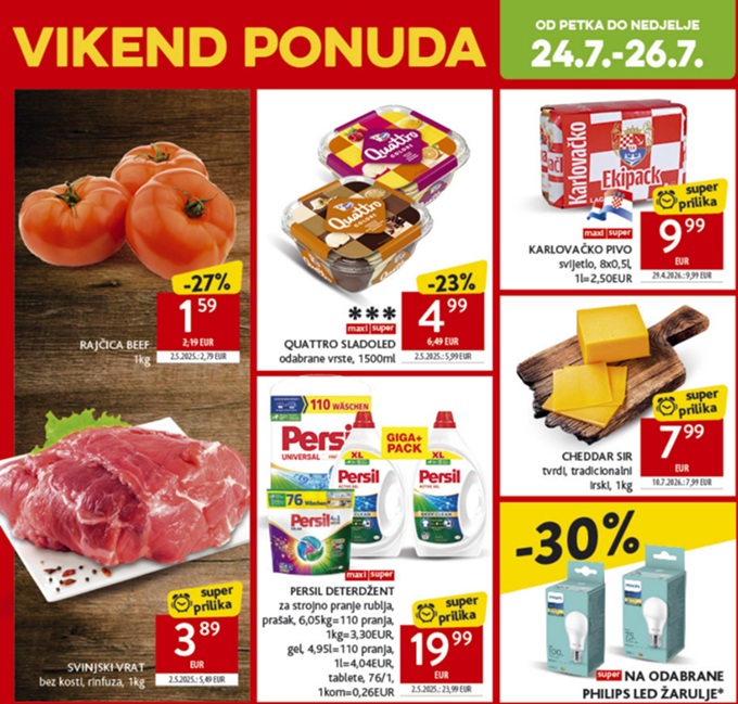 Konzum vikend akcija
